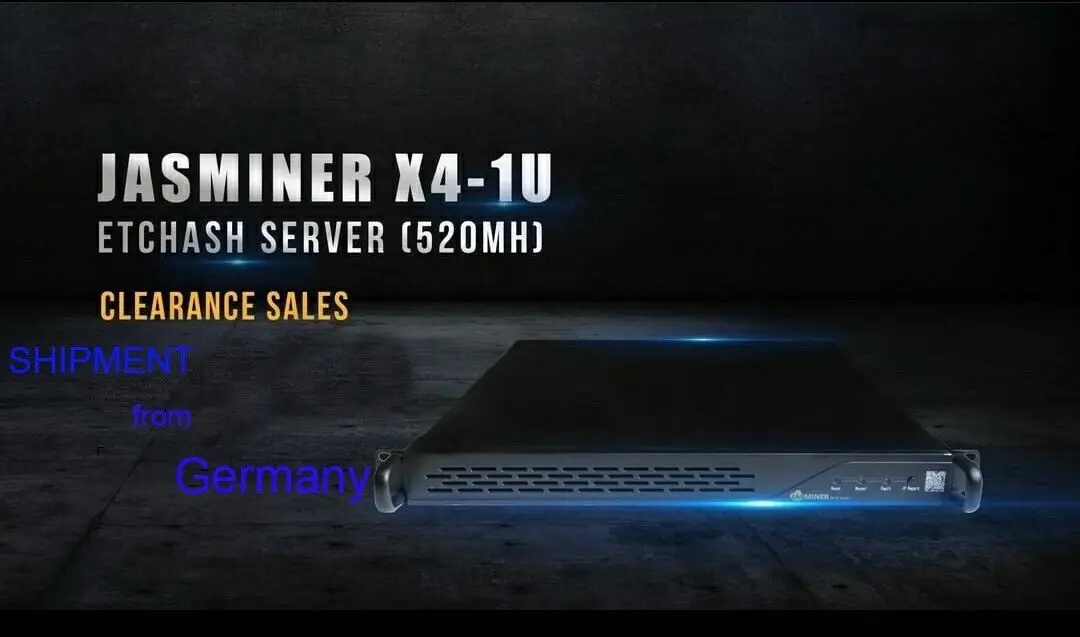 

BB BUY 2 получите 1 бесплатно JASMINER X4 1U - ETHASH & ETCHASH сервер, 520MH/s только 240 Вт и т. д./ETHF/QKC...