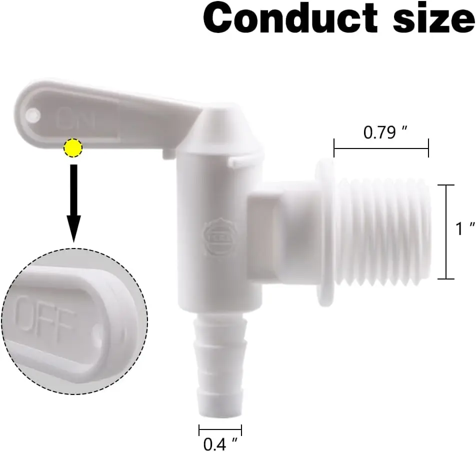 Bottling Bucket Spigot Fermenter Tap Fermenter Bucket Plastic Spigot Homebrew Tap Beer Wine Making Bar Tool 1 PCS MUGLIO 4