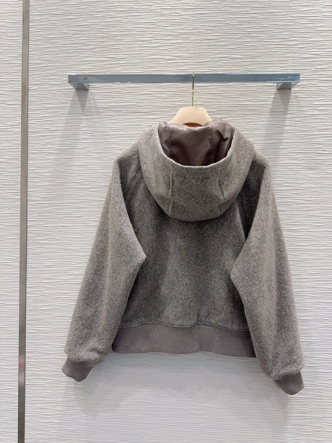 

2025 Winter and New High Street Collar Lapel Long-sleeved Cotton-padded Jacket with Zipper