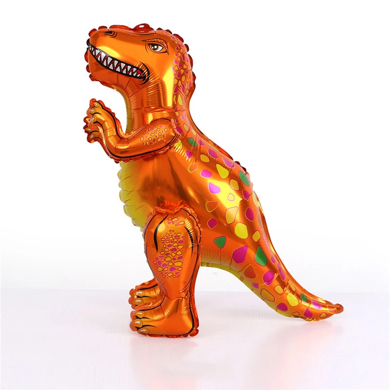 3 Stück 25-Zoll 3D Tyrannosaurus Rex Aluminiumfolienballons Dinosaurier-Dschungel-Thema Geburtstagsgeschenk Einkaufszentrum-Dekoration Ballons – Detail 10