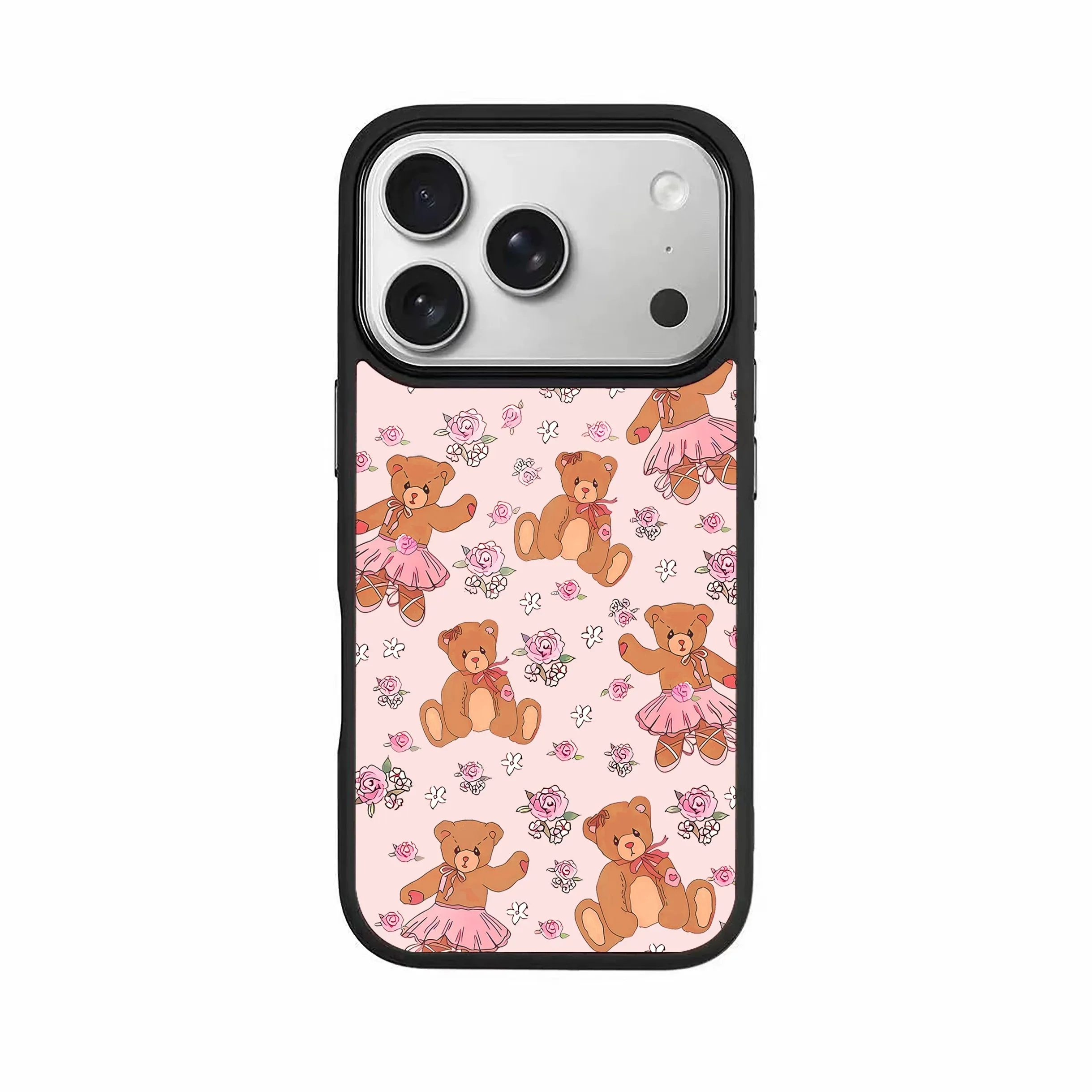 2025 جديد Wildflower البولكا نقطة الغزلان جراب هاتف آيفون 17 برو ماكس 12 13 14 15 زائد 16 برو غطاء ثلاثية الأبعاد WF الفراولة الكرتون حالات