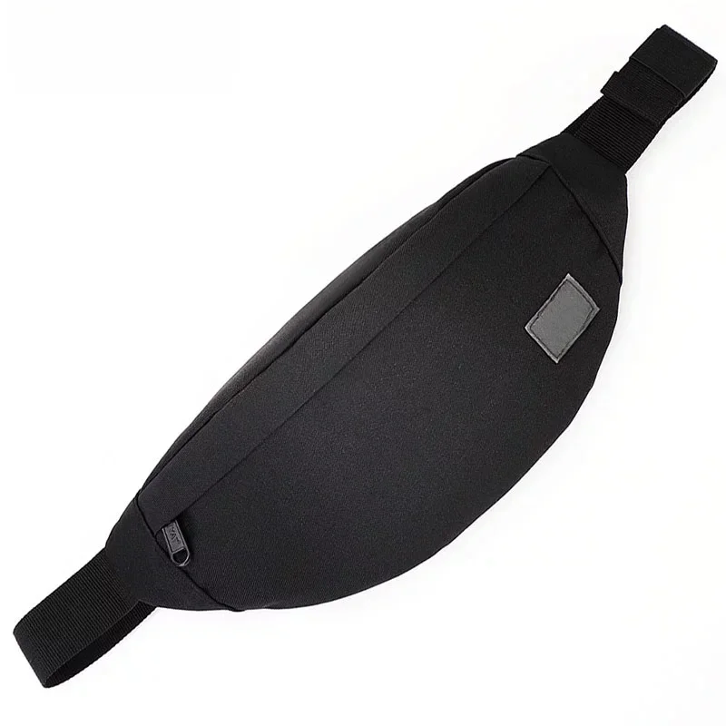 TINYAT New Men Casual Waist Pack Bag Brand Canvas Shoulder Fanny Packs Women Belt Bag Pouch For Money Phone Black Bum Hip Bag — zdjęcie 2