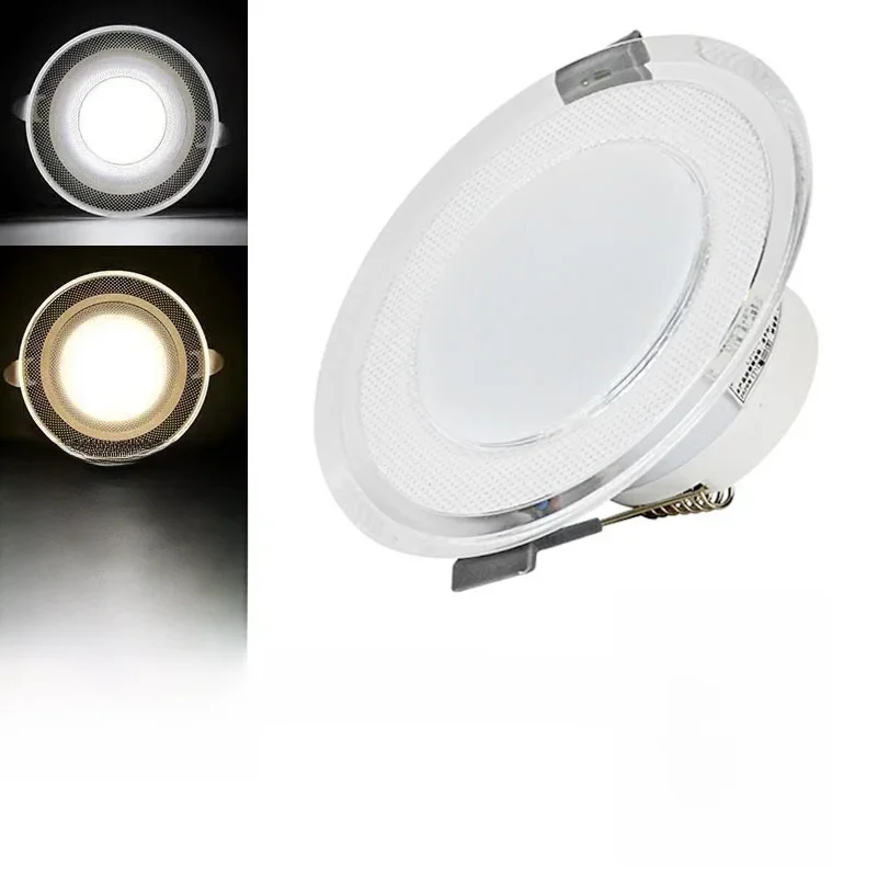 Led Downlight Acryl Paneel Licht Plafondlamp 3 Kleur Temperatuur Variatie 110V 220V 5W 7W 9W Led Spot Licht Grotere Verlichting - afbeelding 2