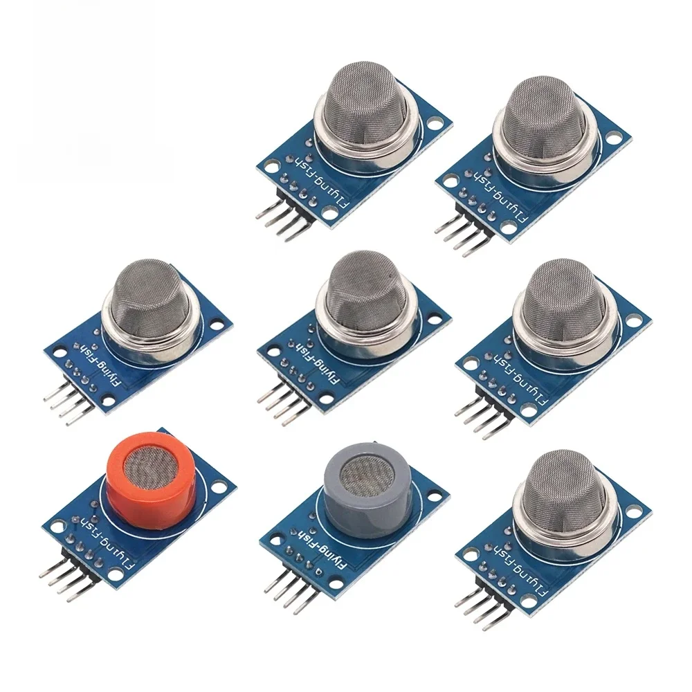 MQ-2 MQ-3 MQ-4 MQ-5 MQ-6 MQ-7 MQ-8 MQ-9 MQ-135 détection de fumée méthane Module de capteur de gaz liquéfié pour démarreur Arduino