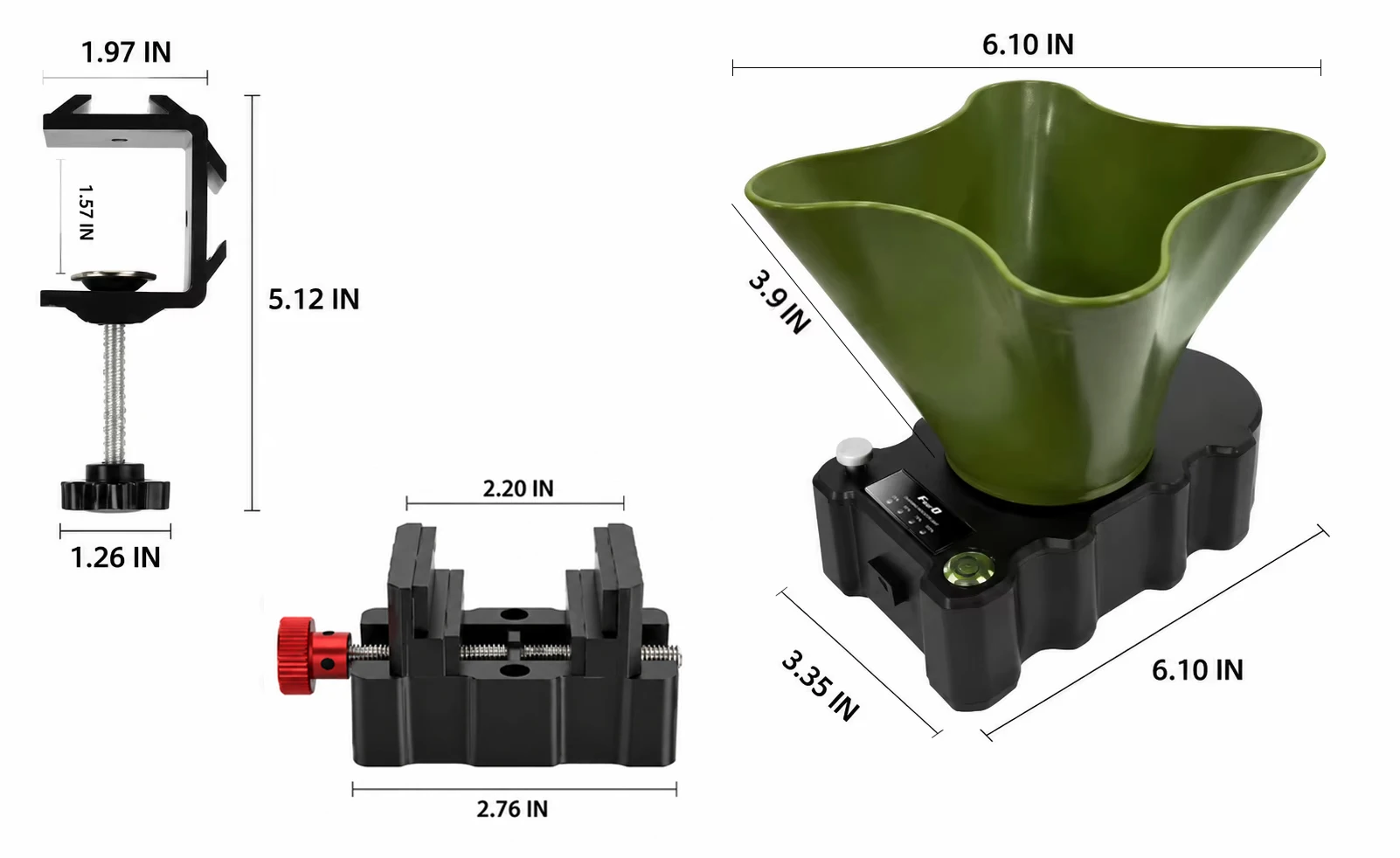 Ferngesteuerter Köderstreuer für Köderboote, 360° ° Rotierender Köderspender, 2,4GHz Drahtlose Steuerung, 400M Reichweite, Karpfenangel-Köderboot Ac – Detail 3