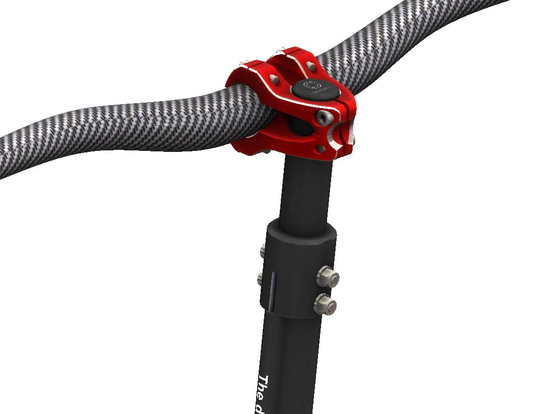 Carbonrevo Stem Adaptor V3 for Dualtron Electric Scooters! Unlocks customization options for handlebars for comfort & control.