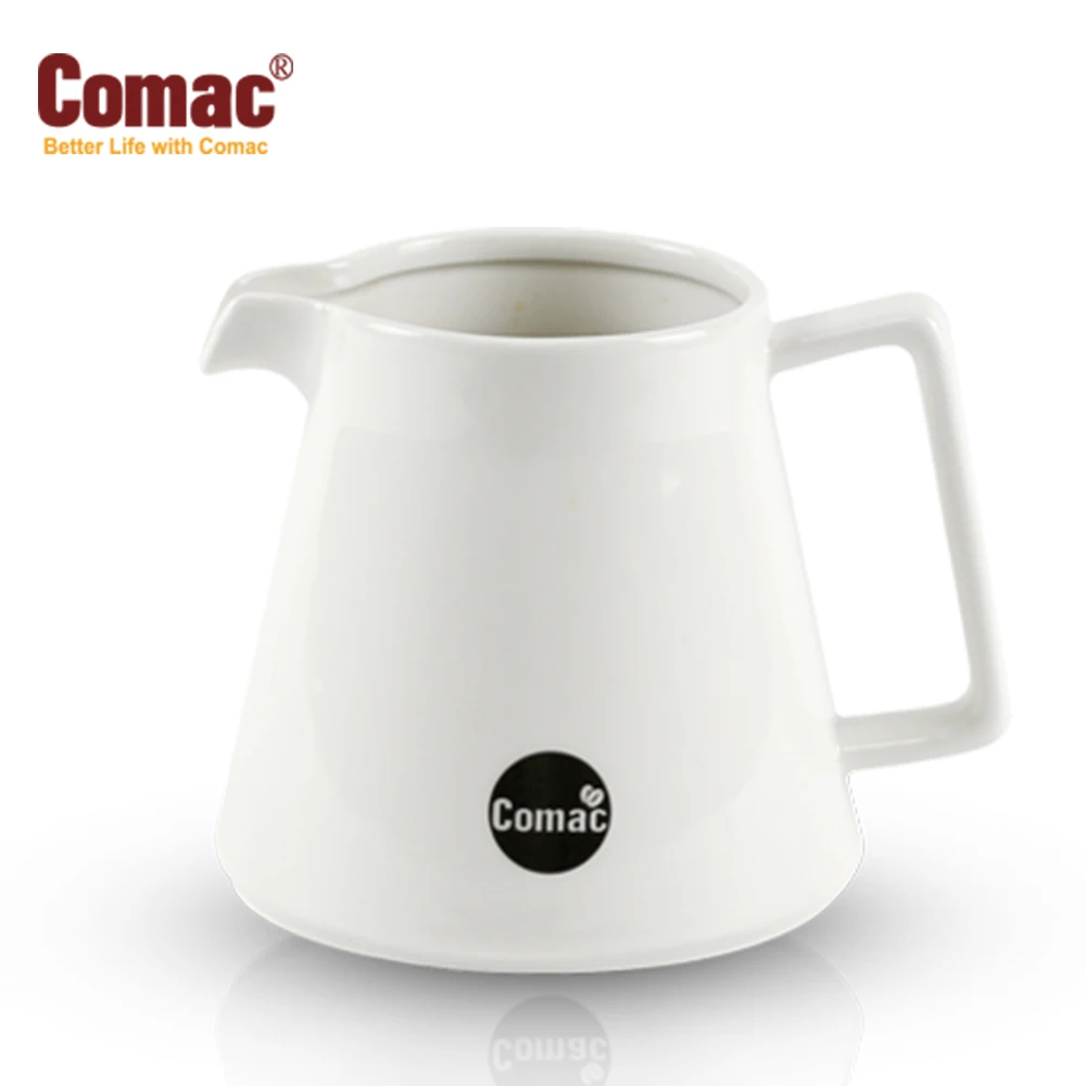 Comac Porcelain Ceramic Coffee Server Pot Drip Kettle 600ml (GP3)