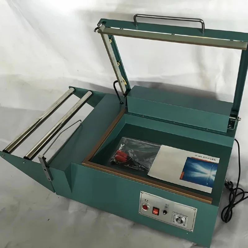 Heating Film Sealing Machine Film Heat Shrink Wrapping Machine Wrapper perfume box Tissue cigarette Wrap Film Dispenser Packing