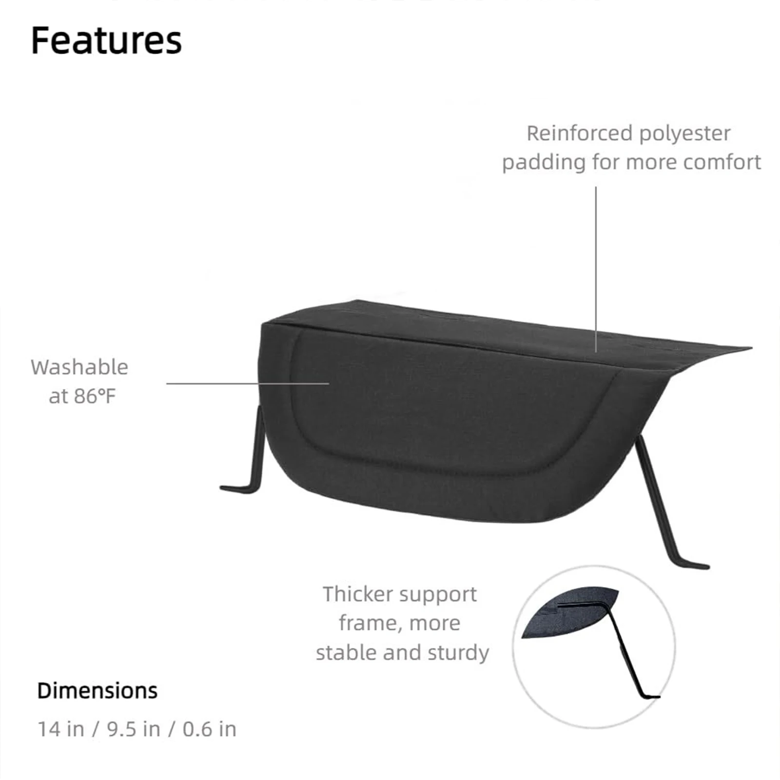 Estendido pé resto pés extensão pram footboard apoio para os pés perna extensão impulsionador pram apoio para os pés placa de extensão para aer +/aer crianças