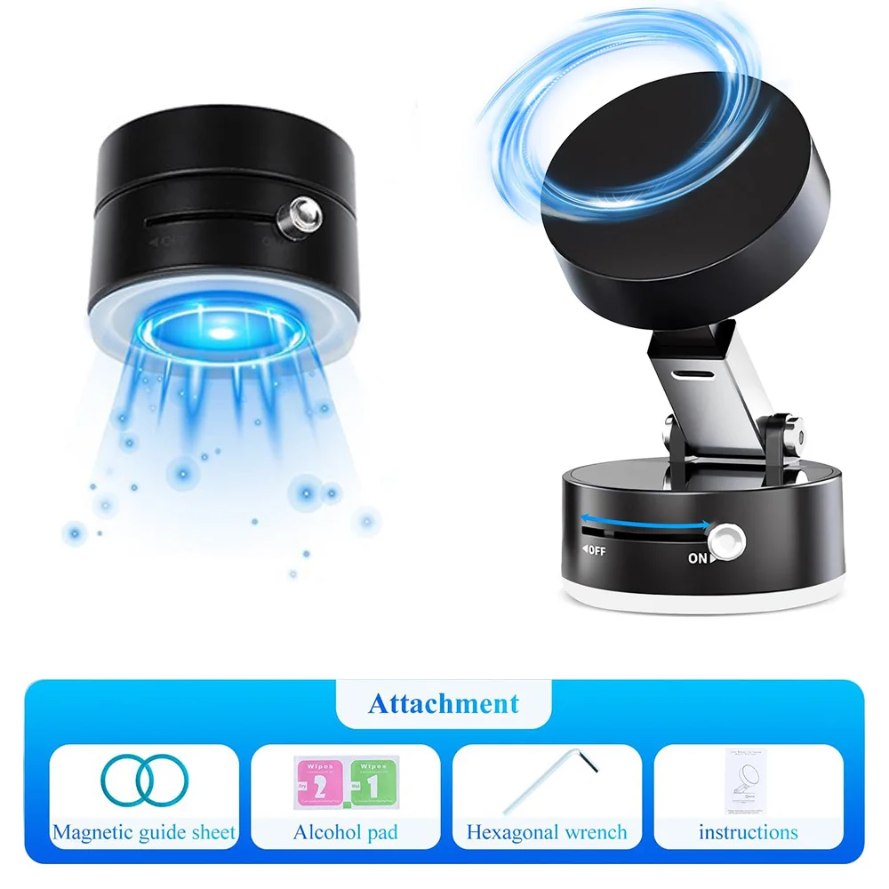 

A2 Strong Vacuum Magnetic Suction Cup Phone Bracket for Car Mount Mobile Phone Holder Vacuum Adsorption Suction Cup Phone Holder