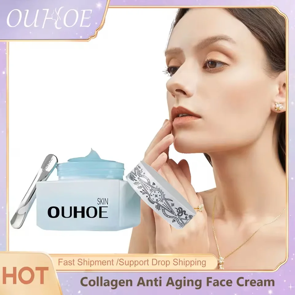 

Collagen Face Cream Skin Barrier Repair Boost Collagen Increase Skin Elasticity Revitalize Dull Dry Tender Hydration Face Cream