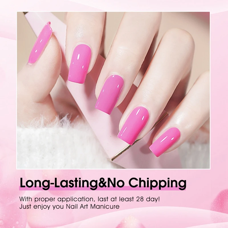 VENALISA # 1004 Nude Pink French Nail Art Design Super Texture Semi Permanent Pastelllack Soak Off UVLED Pigmentierter Gellack – Detail 24
