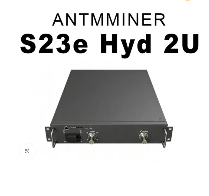 Bitmain Antminer S23e Hydro 2U 865TH/s 8650W Water Cooled SHA256 ASIC Low Noise Rack Mount Mining Hardware S23 HYD Miner