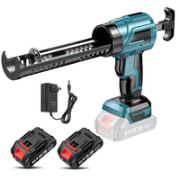 Electric Glue Gun Glass Glue Caulking Gun 4 Speeds Wireless Doors and Windows Electric Swing Glue Tool for 18V Battery