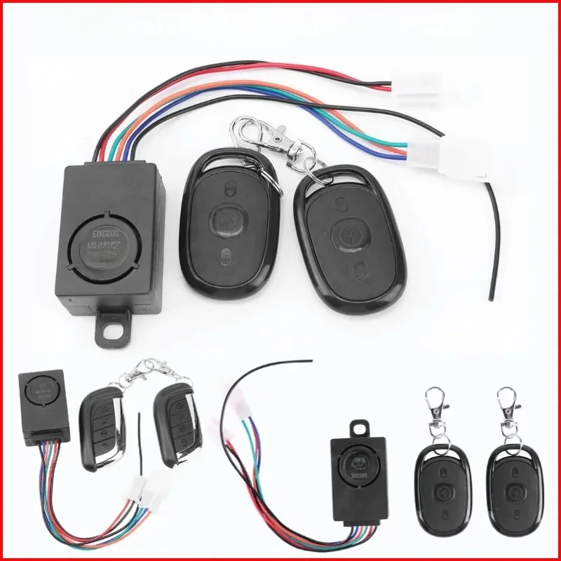 AliExpress E-bike Alarm System 36-72V 125dB Anti-Theft for Electric Scooter Bicycle Security Anti Lost Remote Control Detector Alarm 1-3Set