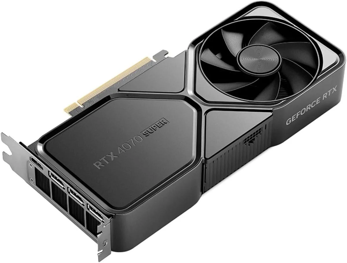 NVIDIA GeForce RTX 4070 Super Founders Edition グラフィックスカードを使用しました