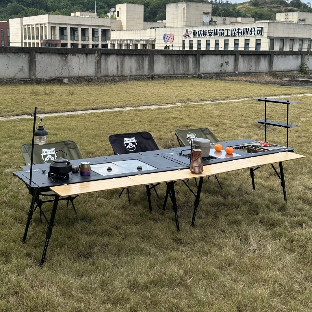 Tryhomy IGT キャンプテーブル 折りたたみ式 5ユニット アウトドア
