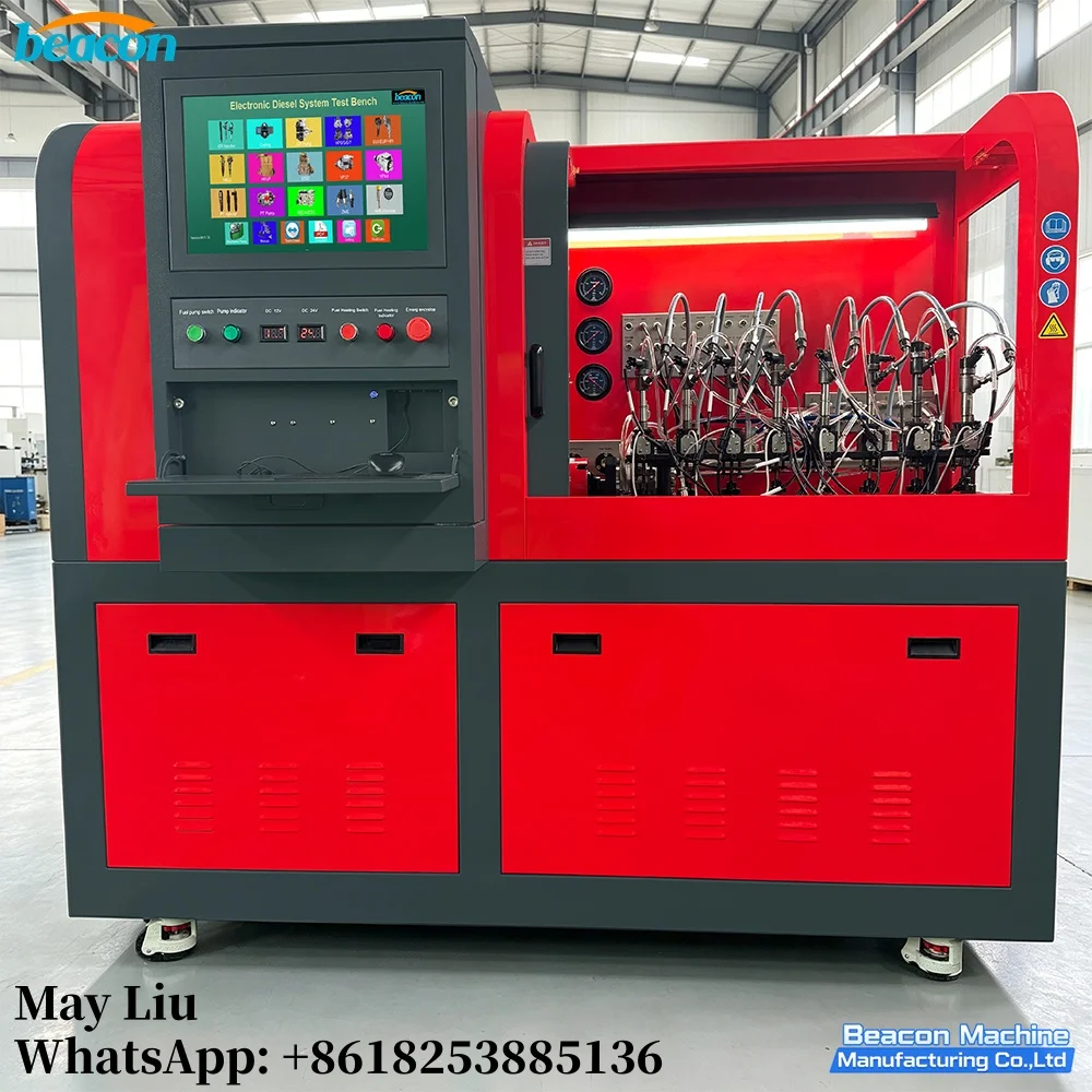 CR819S 8 Injectors Simultaneous Testing Diesel Common Rail Injector Test Bench EUI EUP HEUI Pump Tester Calibration Machine