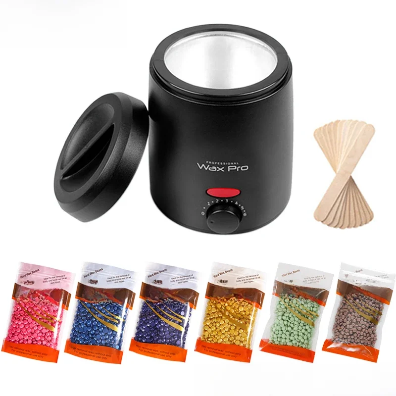 Wax Heater Machine voor Ontharing Wax Smeltkroes met Wax Bonen Kit 200 ml Ontharen Paraffine Waxen Warmer Dompelpot - afbeelding 2
