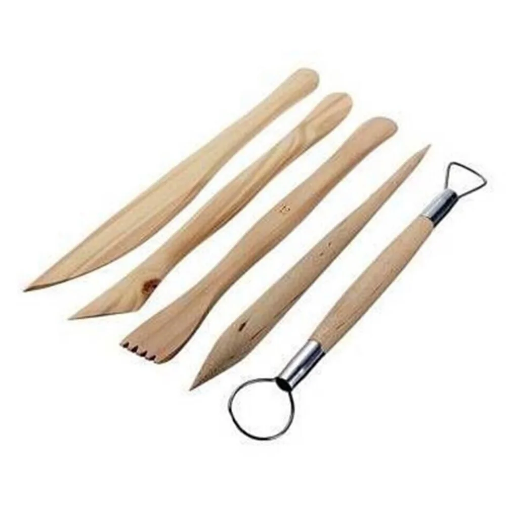 Hobby Set Clay Dough 2x500 Gr Acrylic Paint 6x75 Ml Varnish 120 Cc Sand Paper 2 Pieces Brush Cutting Wire High Quality Healthy