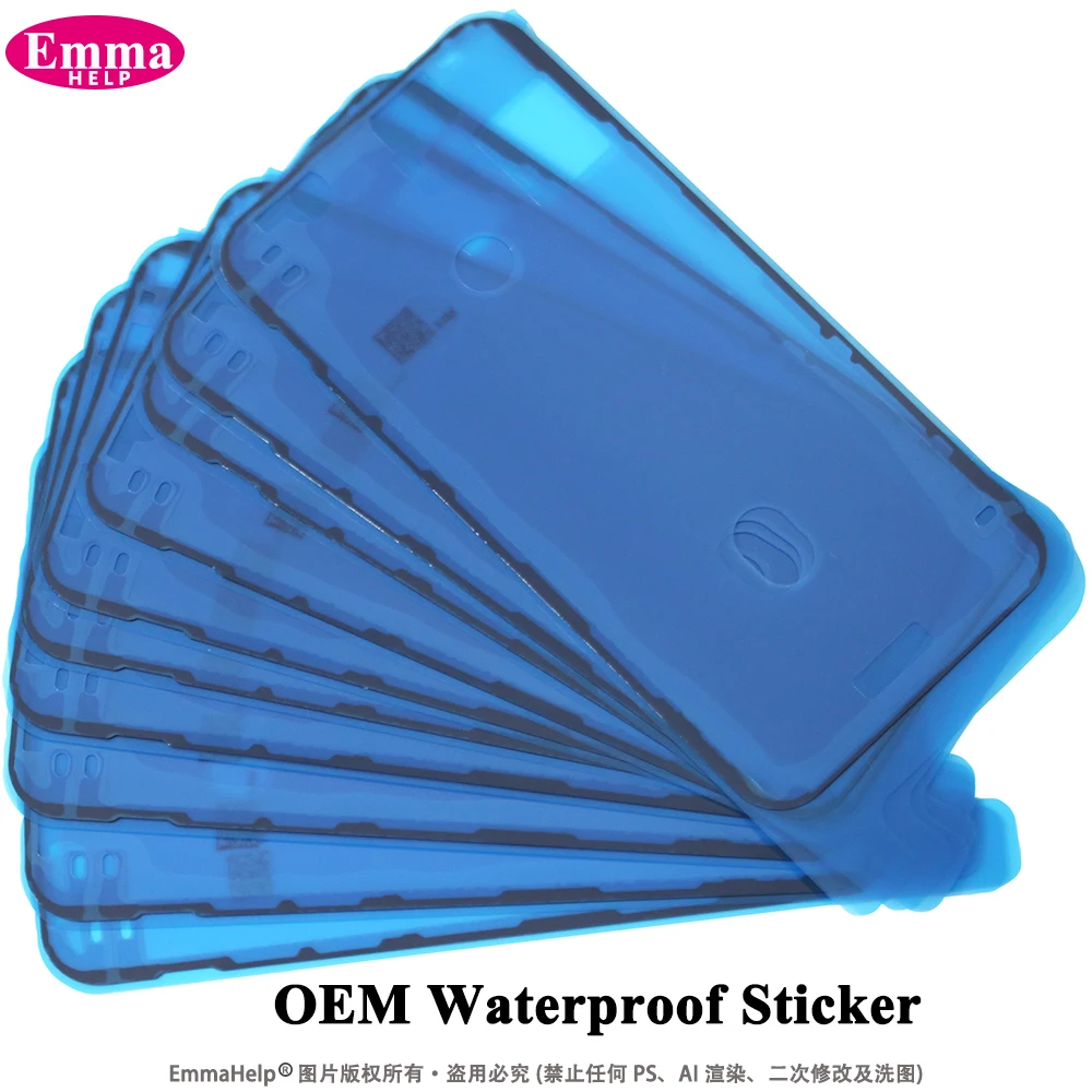 10 Stück LCD-Display-Klebestreifen, wasserdicht, für iPhone 16 Pro Max 17 15 14 13 12 11 XS XR 8 SE, Vorderseiten-Dichtungsband – Detail 4