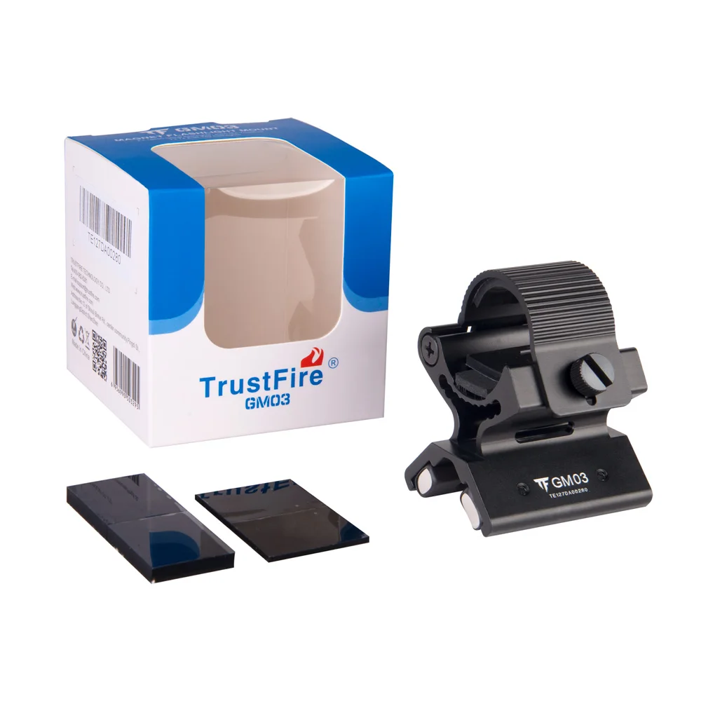 Trustfire GM03 regulowany magnetyczny uchwyt na broń Led luneta laserowa latarka Lanterna uchwyt mocny X 25.4MM zakres uchwyt na latarkę