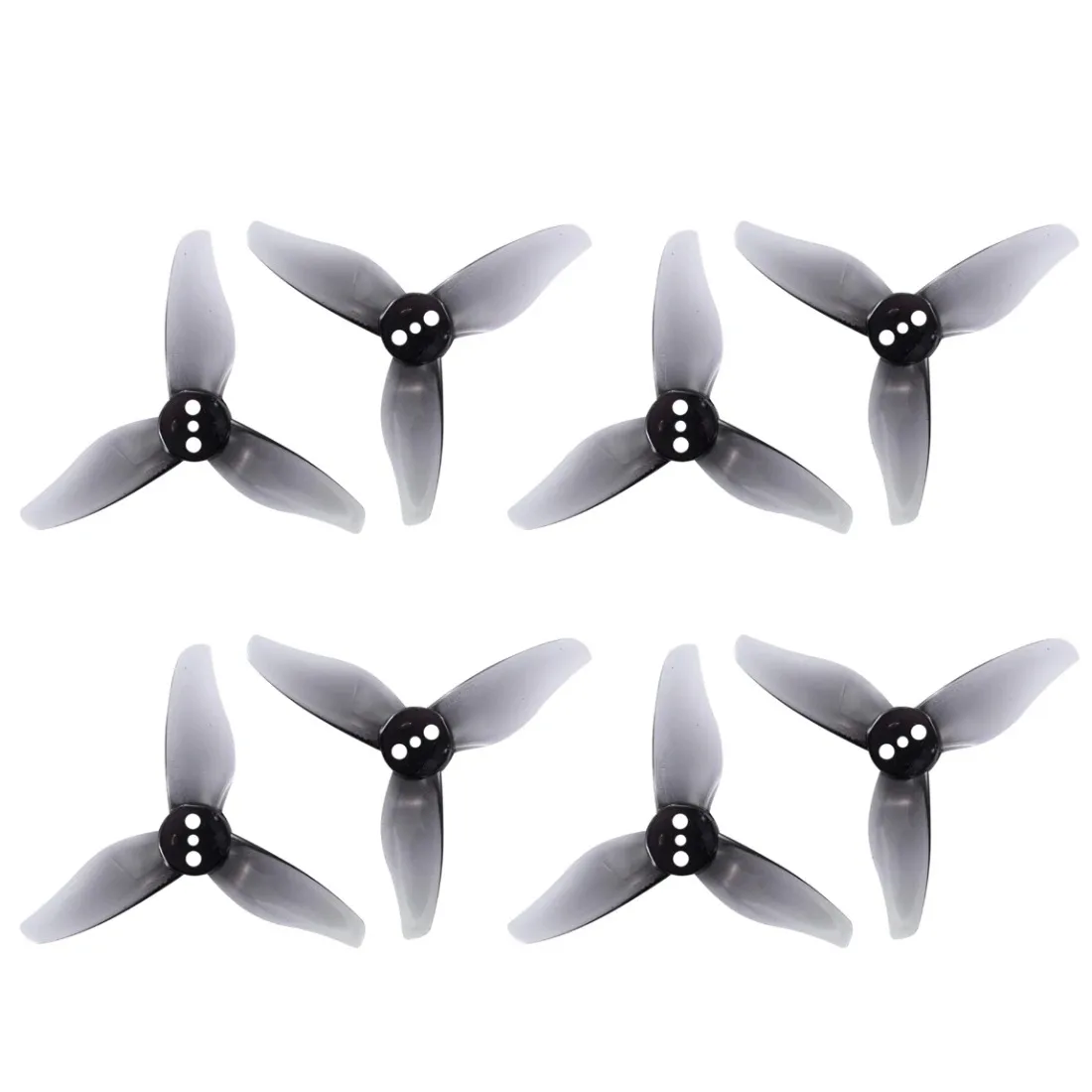 4Pairs Gemfan Hurricane 2023 2X2.3X3 3-Blade Toothpick Propeller 1.5mm for RC FPV Racing Freestyle 2inch Toothpick Drones