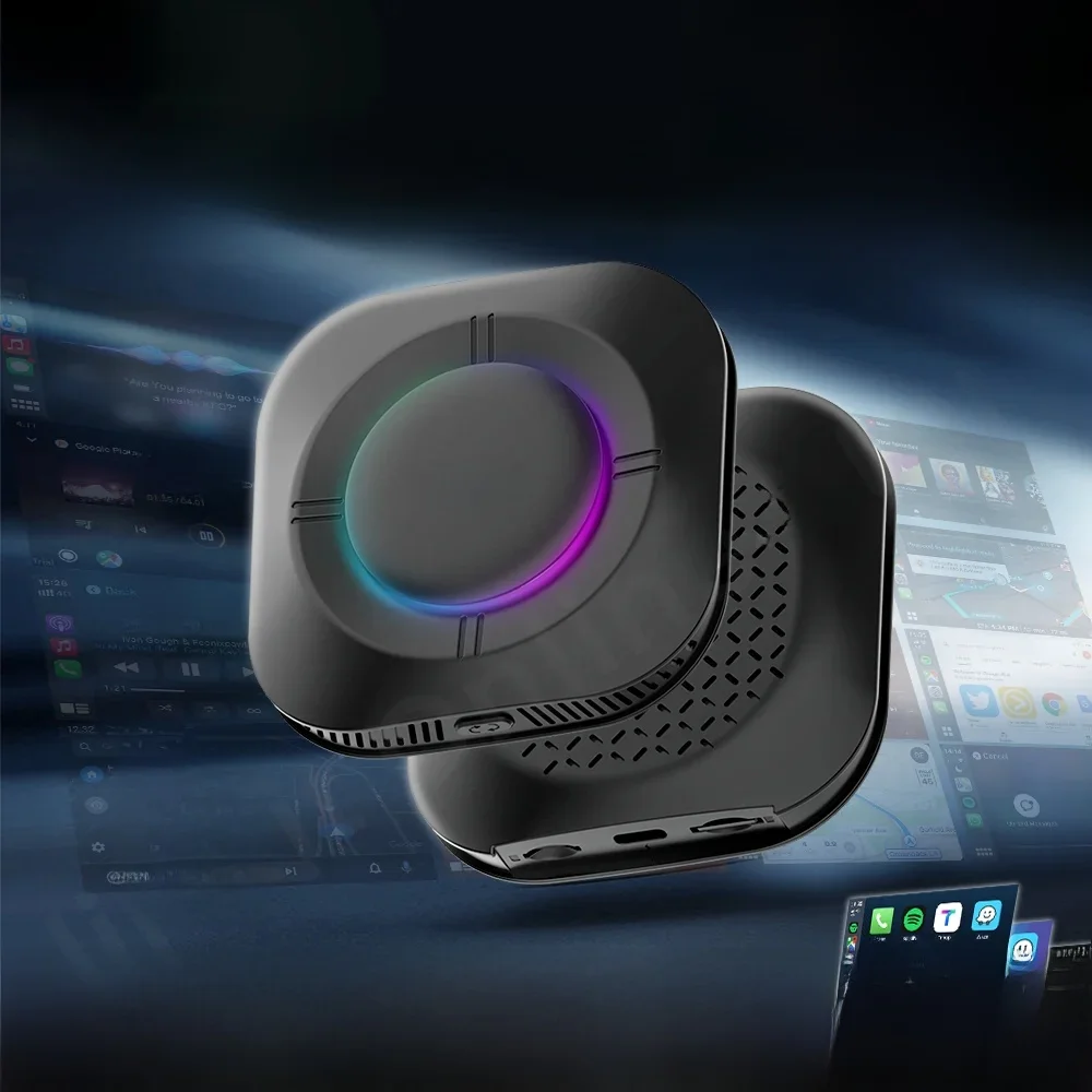 Carlinkit S2 Android 13 Tv Box SM6115 8-rdzeniowy Carplay Bezprzewodowy Android auto Obsługa Youtube Netfilx IPTV Spotify Przełącznik fizyczny — zdjęcie 2