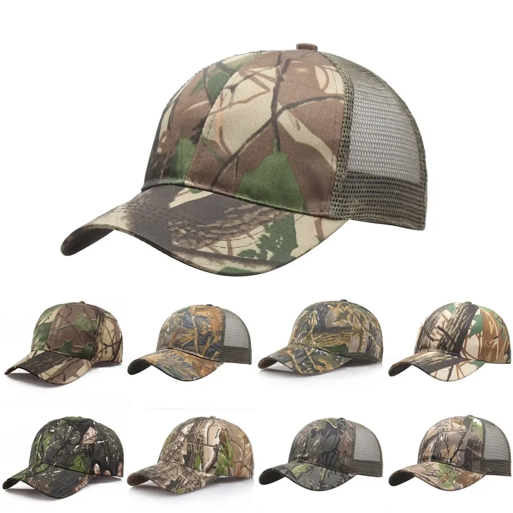 AliExpress Outdoor Camouflage Hat Baseball Cap Adjustable Hat  Hunting Fishing Hats Sport Cycling Cap For Men