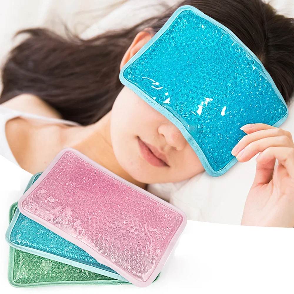 Cold & Hot Therapy Eye Mask Gel Ice Pack Reusable Cooling Eye Face Neck Hand Pads For Sports Injuries Eye Relax Skin Care Tools — zdjęcie 2