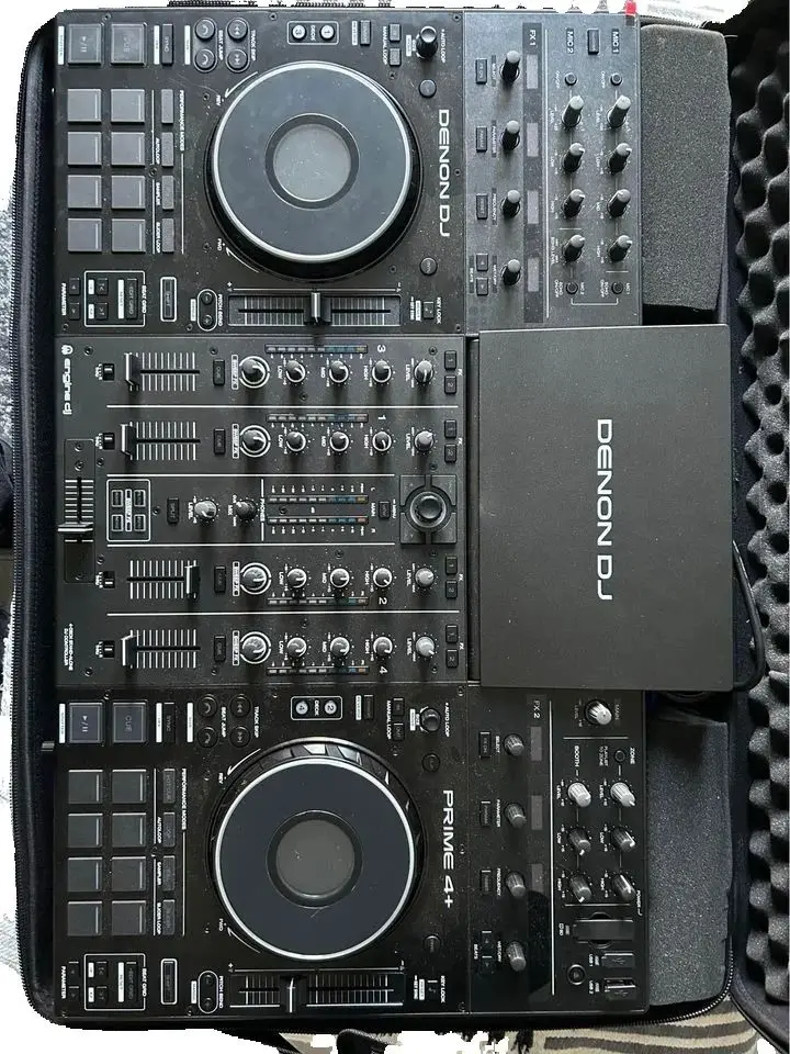 NEW PRIME4XUS Prime 4 4-deck Standalone DJ Controller System with 10" Touchscreen REady to Ship