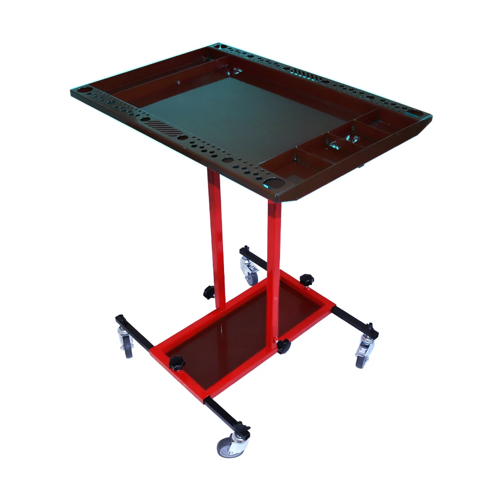 Pdr Tools Portable Bar Stand Metal Trolley Folding Lifting Tools Hood Stand Versatile and Convenient Material Trolley Body