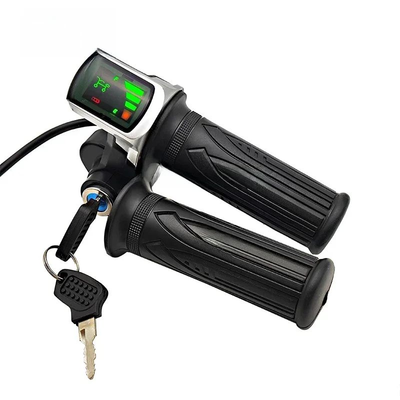 AliExpress NONE 24V 36V 48V 60V Handlebar Twist Throttle Speed Controller LED Battery Capacity Display Hall Accelerator Electric Bicycle Scooter