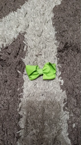 1pcs Solid Color Hair Bows with Clip for Baby Girls Boutique Plain Knot Ribbon Bowknot Hairpin Headwear Kids Hair Accessories photo review