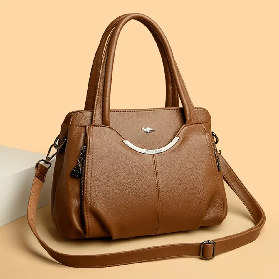 Luksusowe torebki damskie Torebki designerskie Miękkie skórzane torby crossbody dla kobiet 2024 Wysokiej jakości torebki na ramię Sac A Main — zdjęcie 2