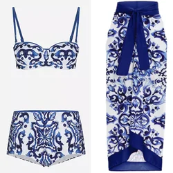 Vrouwen Een Stuk Badpak Luxe Bikini Vakantie Strand Jurk Designer Badpak Zomer Rok Surf Wear