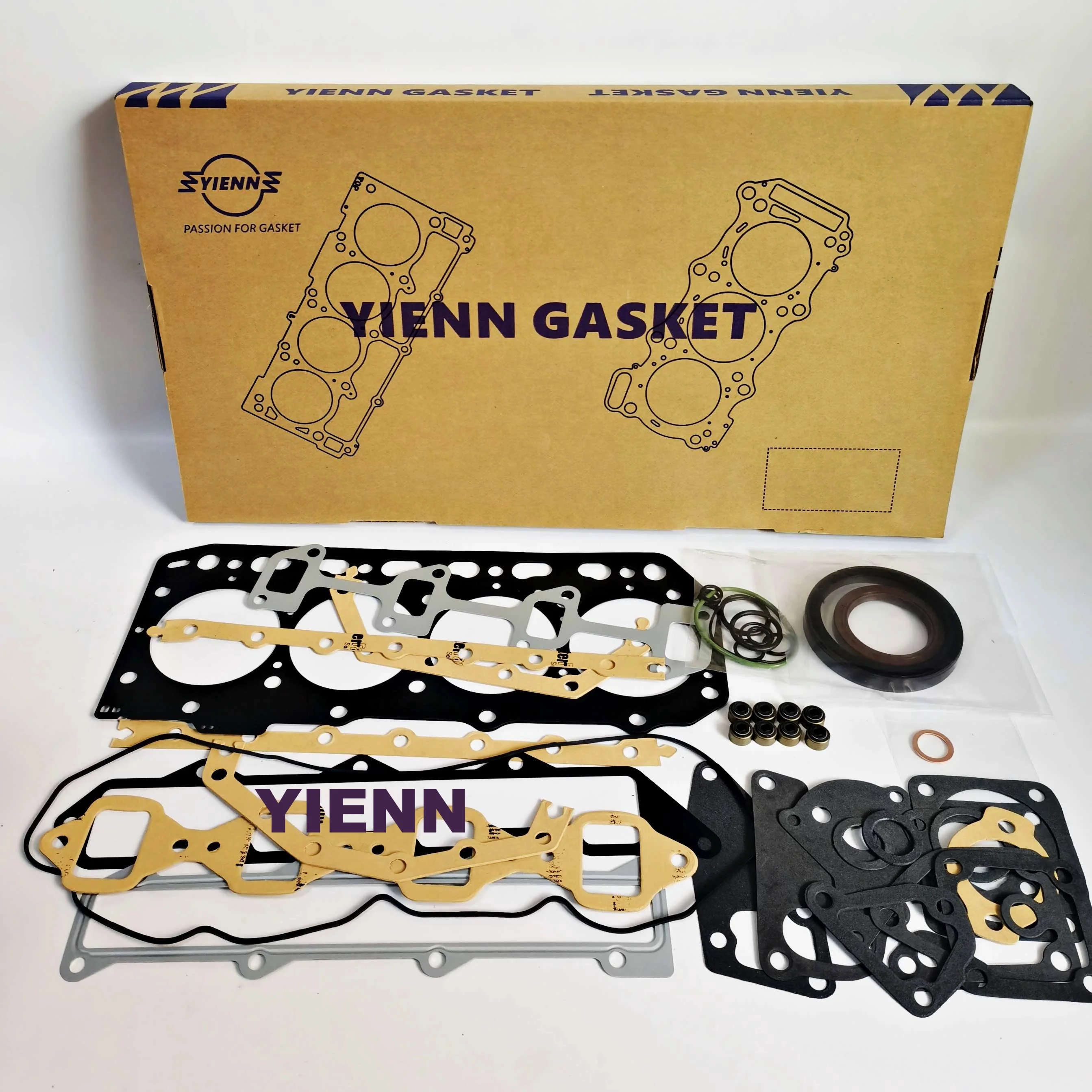 

V3800 V3800-CR-TI Overhaul Full Gasket Set Or Head Gasket For Kubota Engine Spare Parts Bobcat S330 S750 S770 S850 T320