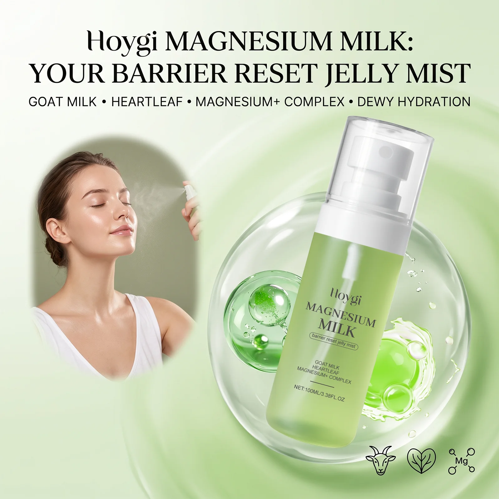 Skincare Skintific - Hoygi Magnesium Milk Jelly Toner Mist