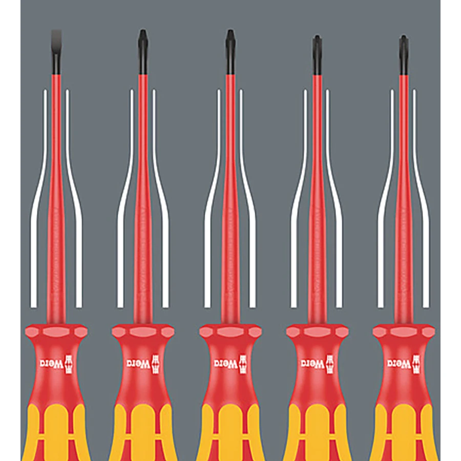 Wera 05003474001 Insulated Screwdriver Set 16 Pieces Kraftform Kompakt VDE16 Universal 1