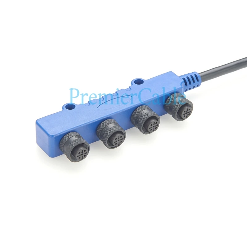 NMEA2000 M12 Mehrfach-4-Wege-Splitter IP67 Micro-C Drop-Kabel Marine-Bootskabel für CAN-Bus CANOpen Devicenet Sensor-Aktuator – Detail 4