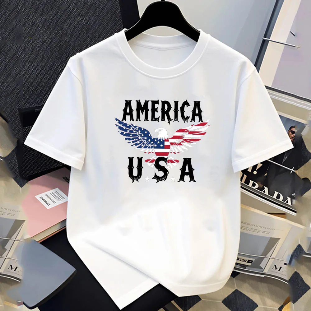 Summer Men's T-shirt, Men's Sports T-shirt, Micro-stretch Knitted Fabric, Printed T-shirt, Regular Fit, Micro-stretch Clothing,