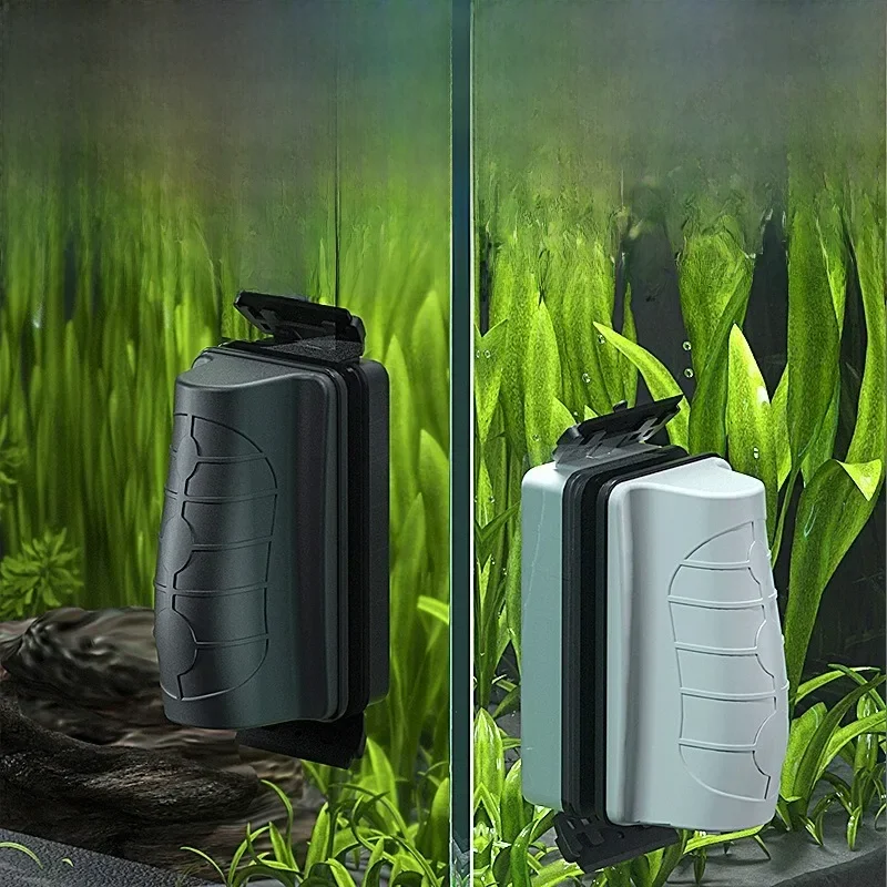 Brosses magnétiques pour Aquarium, fenêtre en verre, grattoir à algues, nettoyant, outils d'aquascaping, outil de nettoyage, accessoires Acuarios