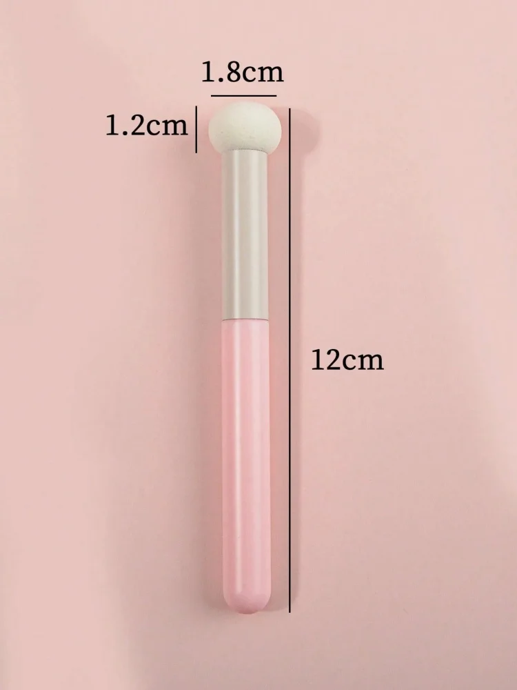 Pennello per Nail Art a Doppia Punta con Sfumatura e Ombreggiatura, Punta a Pennello per Dotting, Manico in Spugna con Strass, Strumento per Pittura Unghie