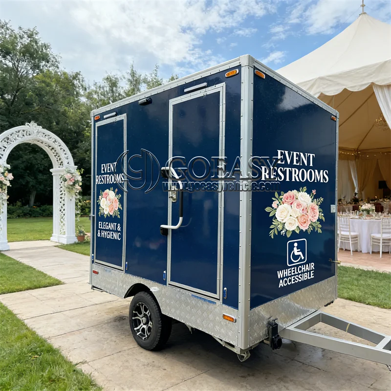 High-End Mobile Restroom Trailer – Factory Customizable, Luxury Outdoor Shower Room