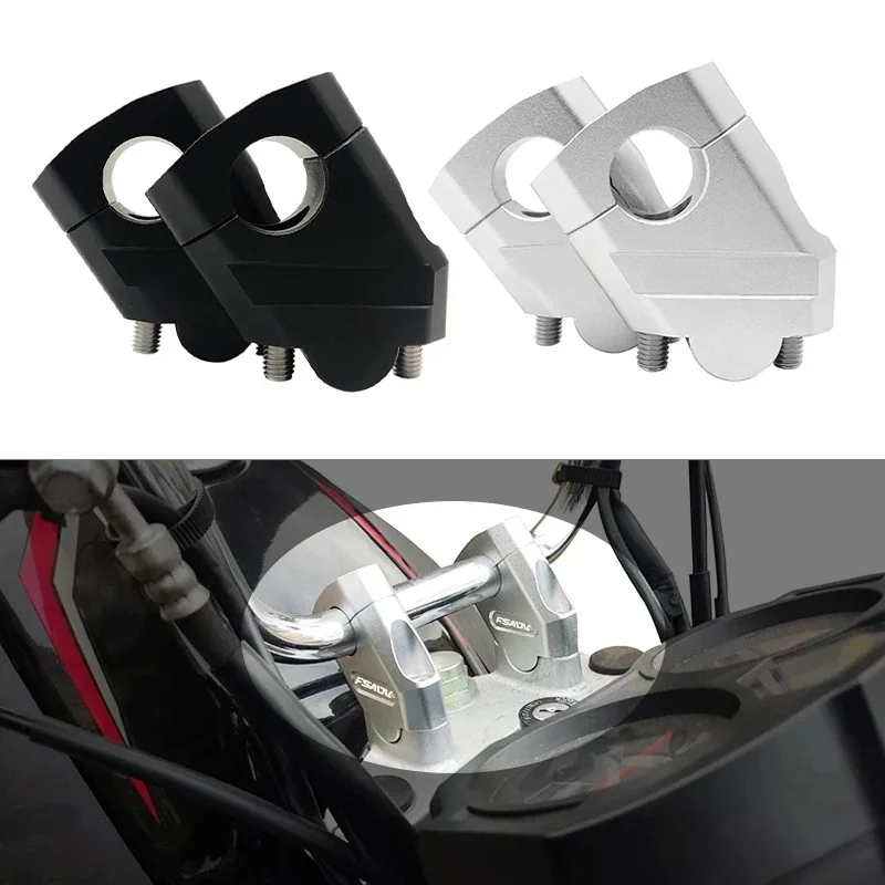 AliExpress TUTU-MOTO NEW 22mm 28mm Motorcycle Handlebar Riser Motocross Heightening Clamp Mount Pit Bike For Benelli For BMW For Yamaha For Honda