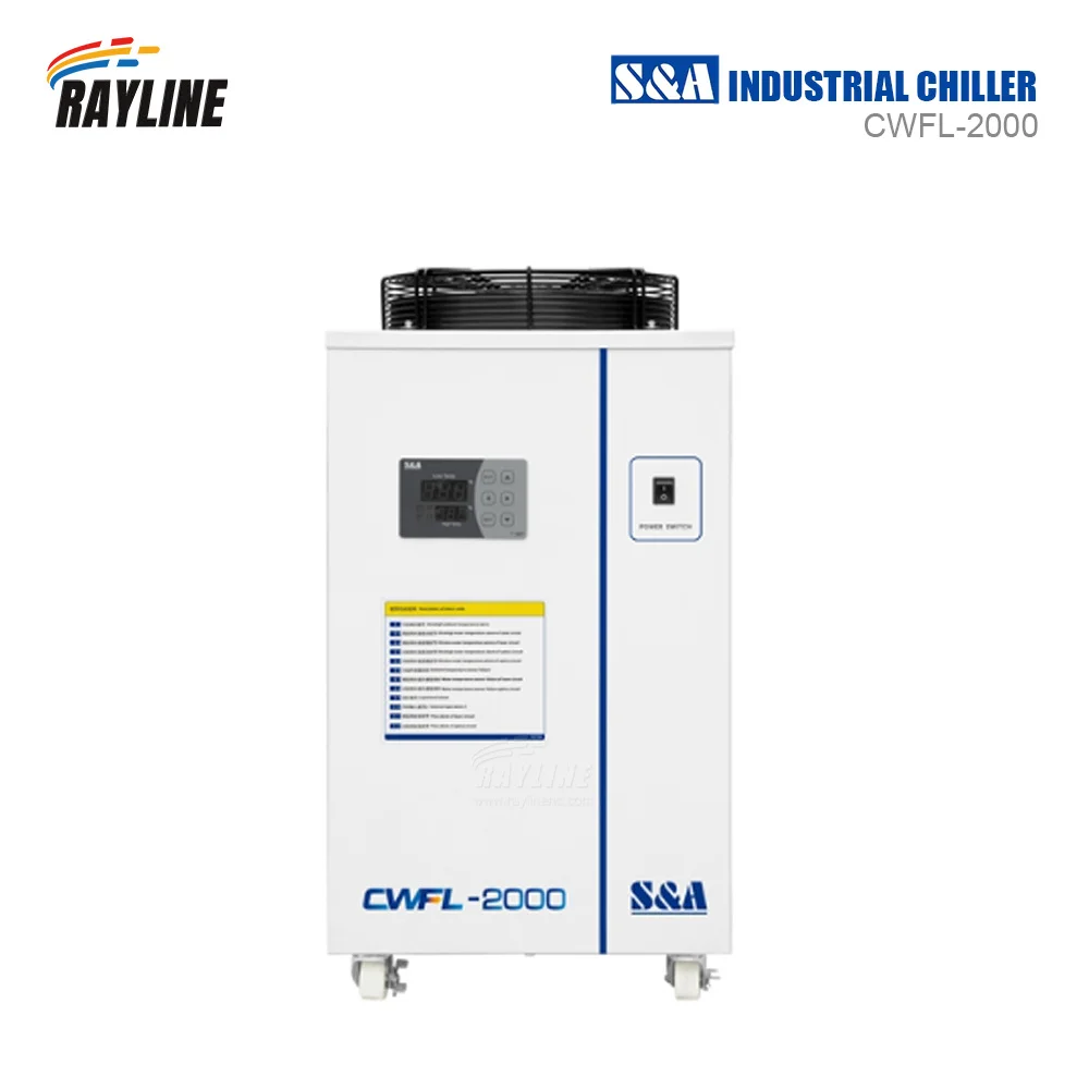 

Original S&A Industrial Water Chiller CWFL-2000 1000w 1500w 2000w laser cutting machine water cooling system