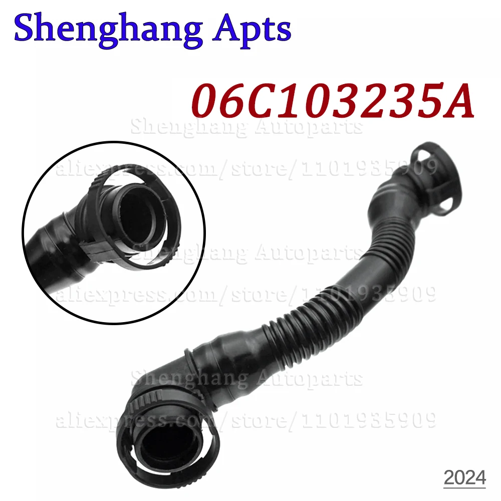 High Quality Engine Crankcase Breather Valve Vent Hose Pipe 06C103235A,06C-103-235-A For Audi A4 B6 B7 A6 C5 C6 A8 D3 3.0 BBJ