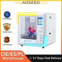 AOSEED X-MAKER 3D Printer For Kids Beginner Leveling-Free Bed Wi-Fi Printing Ultra Silent App Control PLA/ABS Filament Supported