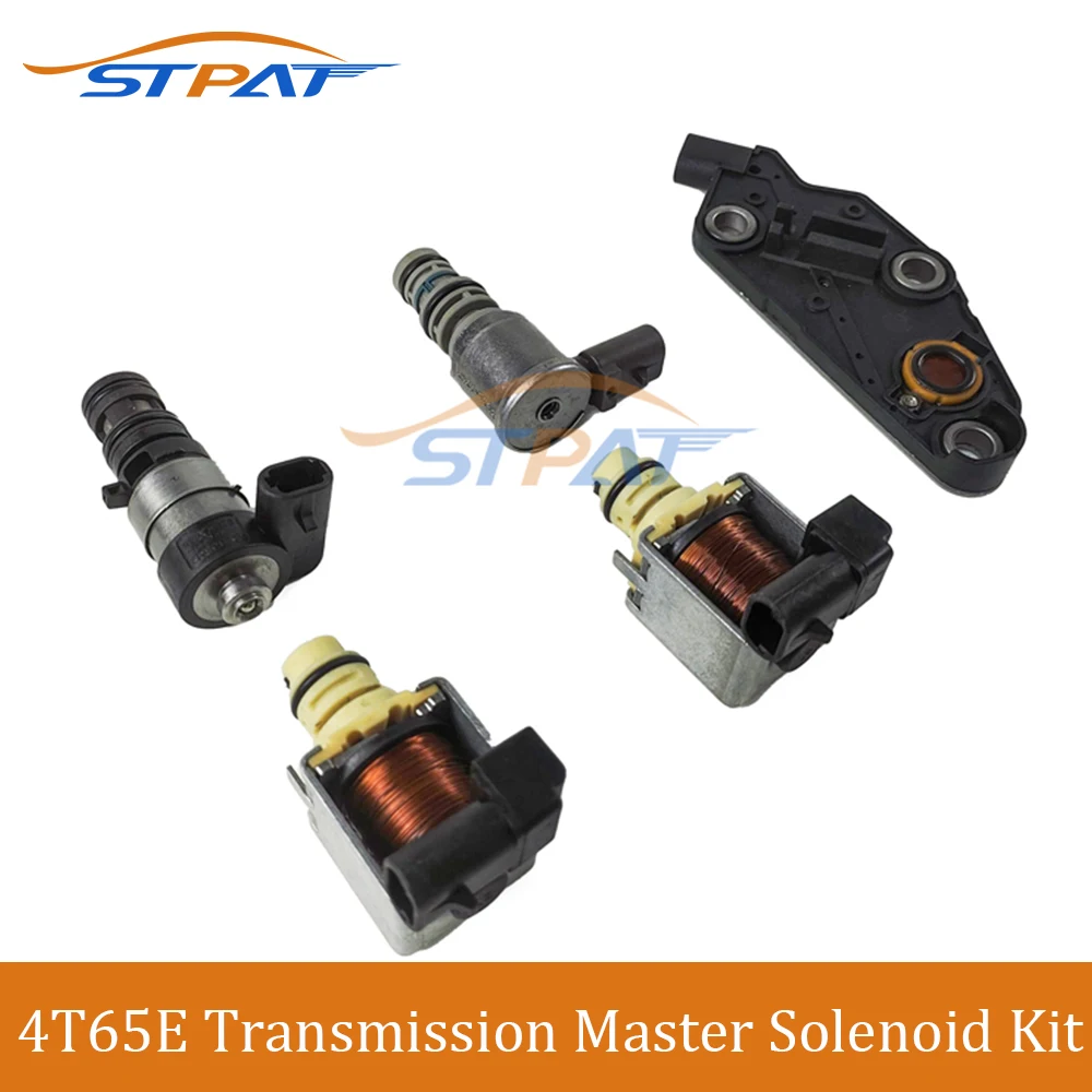 

STPAT 4T65E Transmission Master Solenoid Kit EPC Shift TCC Solenoid Manifold Pressure Switch For GM Buick Chevrolet Pontiac