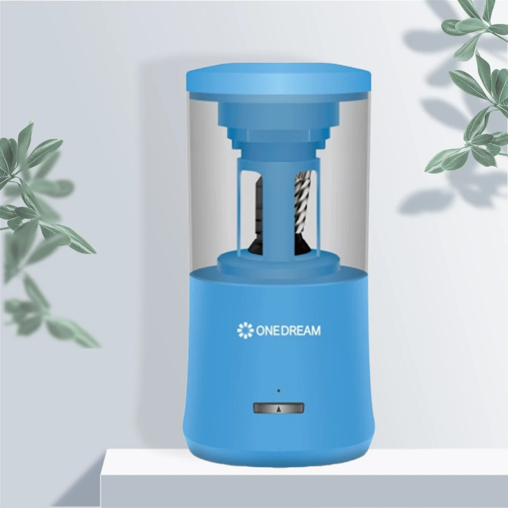 ODEDREAM Pencil Sharpener Automatic Rise Skyblue Color One Dream Electric Automatic Rising Pencil Sharpener Sky Blue M18